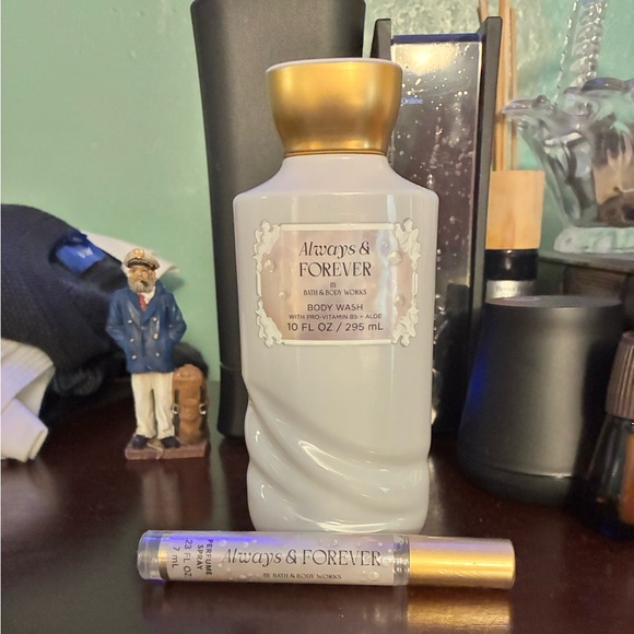 Bath & Body Works Other - Bath & Body Works 2 Pc Set - Body Wash + Always & Forever 7 ML Perfume Spray